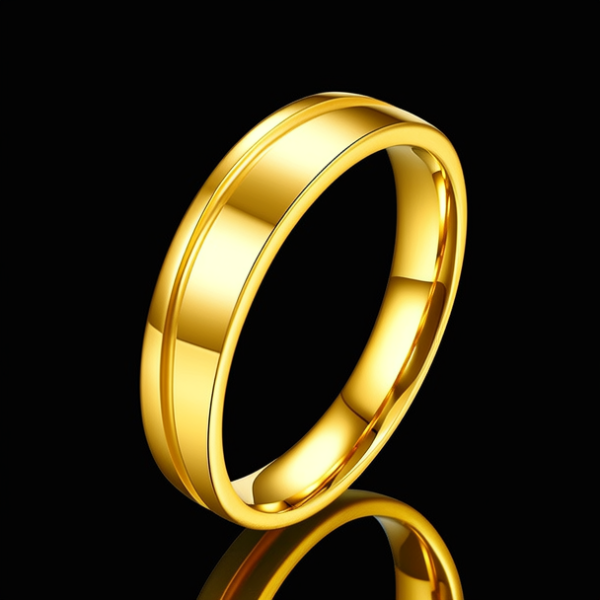 2克金戒指图片