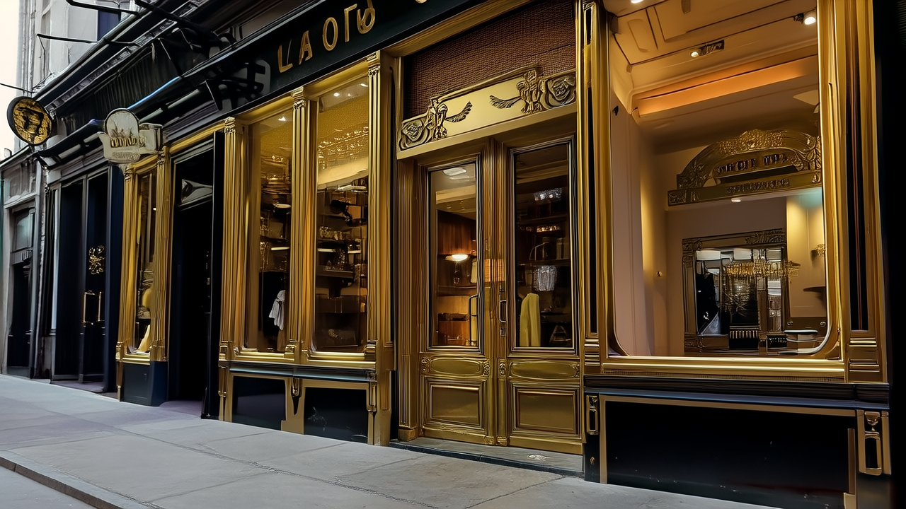 老铺黄金门店图片