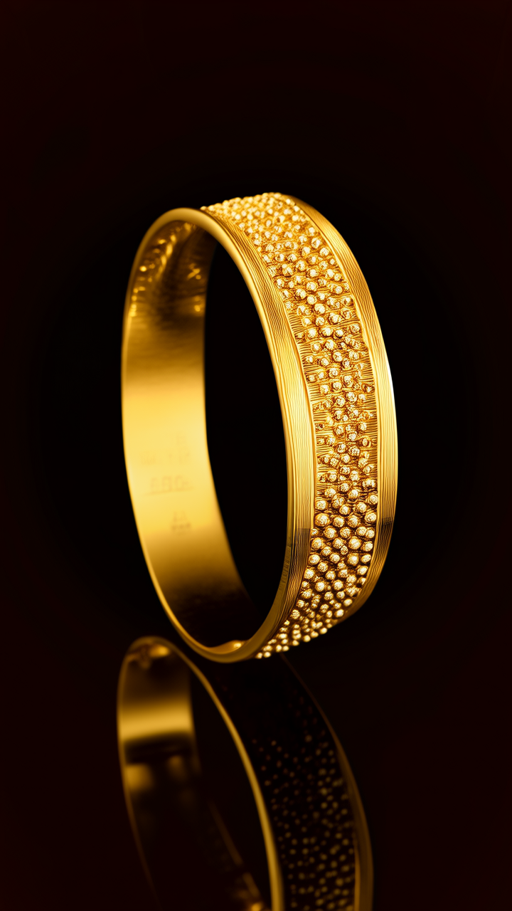 20克金手镯图片