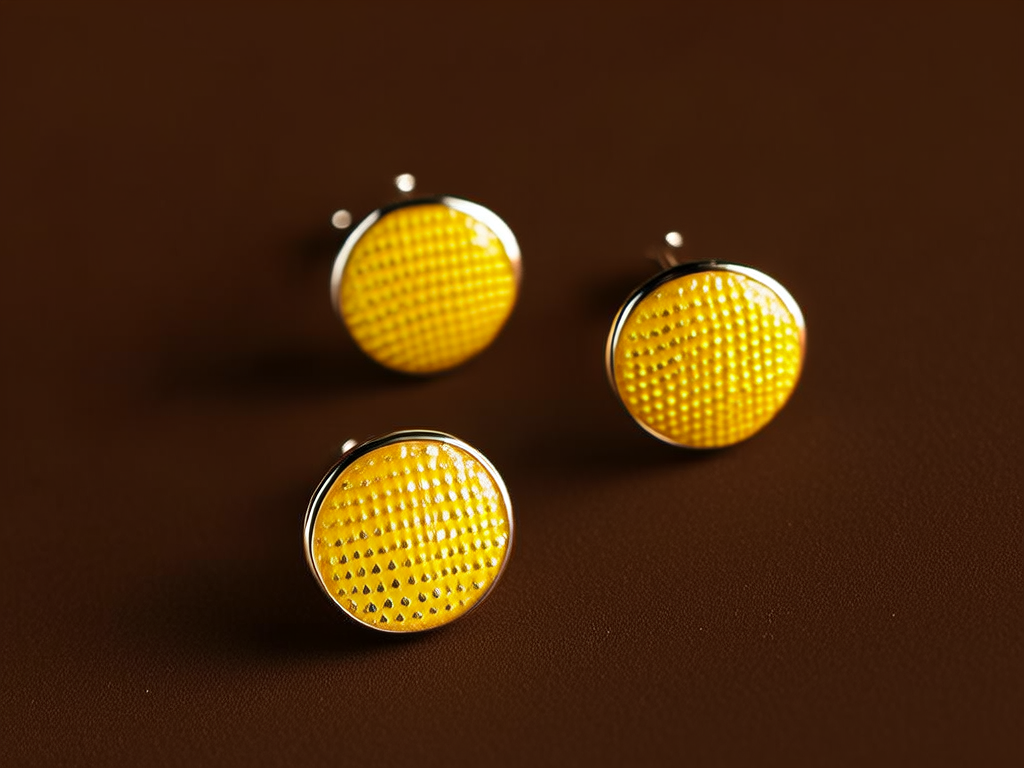 黄金耳钉图片大全