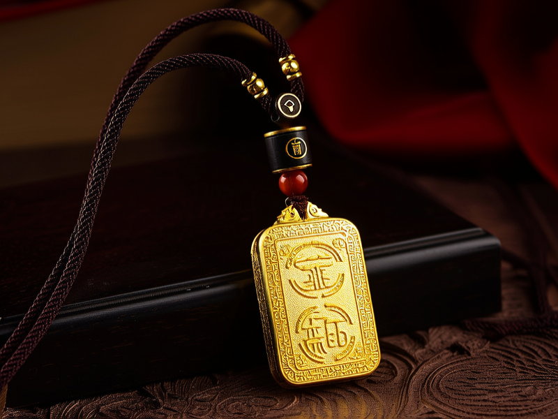 黄金金箍棒吊坠图片