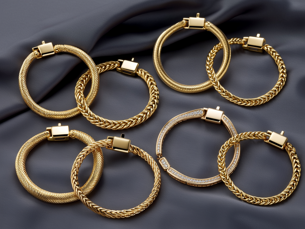 黄金手链的款式图片