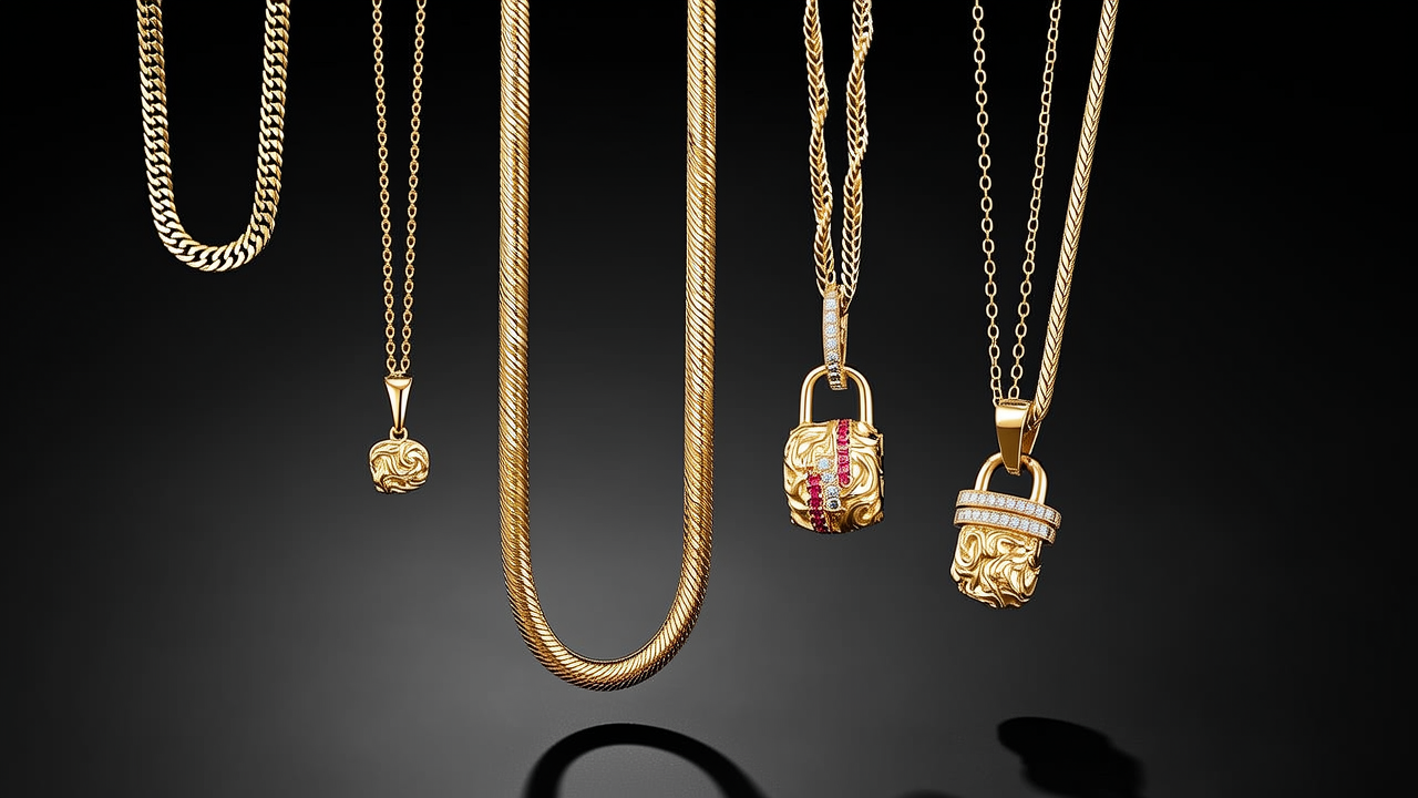 女士金项链图片大全