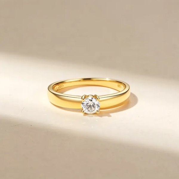 15克的黄金戒指图片