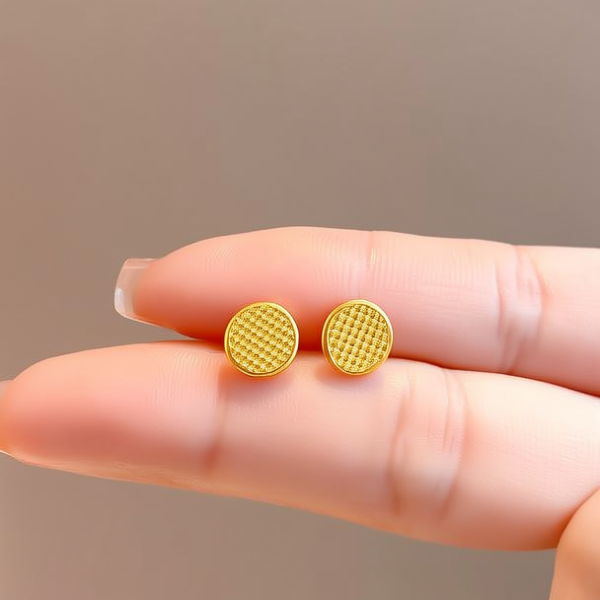 1～2克的黄金耳钉图