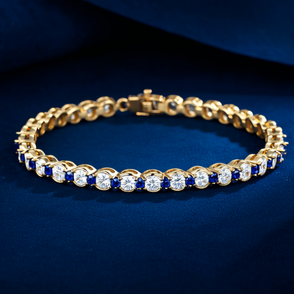 18k金钻石手链图片